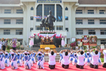 ชาวมหาวิทยาลัยมหาสารคาม ร่วมวางพวงมาลา ถวายราชสักการะพระบาทสมเด็จพระจุลจอมเกล้า­เจ้าอยู่หัว เนื่องในวันปิยมหาราช