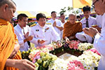 คณะสาธารณสุขศาสตร์ ม.มหาสารคาม จัดพิธีวางศิลาฤกษ์ อาคารวิหารพระพุทธกันทรวิชัย