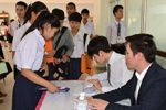 บรรยากาศสอบสัมภาษณ์โควต้ารับตรง มมส ประจำปีการศึกษา 2559