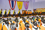 บรรยากาศซ้อมใหญ่พิธีพระราชทานปริญญาบัตร มมส ประจำปีการศึกษา 2557-2558