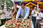 มมส จัดพิธีวางศิลาฤกษ์อาคารศูนย์ประชุมมหาวิทยาลัยมหาสารคาม
