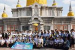มมส นำนิสิต บุคลากร ร่วมเวียนเทียนเนื่องใน วันวิสาขบูชา