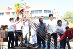 คณะพยาบาลศาสตร์ มมส จัดพิธียกเสาเอกและเสาโท หอพระและศาลาราย