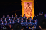 ชาว มมส ร่วมงาน 2498 น้อมรำลึกรอยพระบาทยาตรา มหาสารคาม
