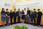 มมส ต้อนรับผู้อำนวยการโรงเรียนนานาชาติอังกฤษแห่งภาคเหนือ