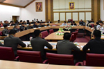 มมส จัดประชุมคณะส่วนล่วงหน้าเตรียมรับเสด็จฯงานพิธีพระราชทานปริญญาบัตร ประจำปีการศึกษา2559-2560 
