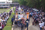 มมส จัดพิธีอัญเชิญพระอุปคุต แห่ผะเหวดเข้าเมือง งานบุญผะเหวด เทศน์มหาชาติ 2561