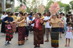 ชาว มมส สืบสานประเพณีบุญผะเหวด ฟังเทศน์ 13 กัณฑ์