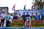 มมส จัดโครงการประเพณีลงแขกปักดำนา เฉลิมพระเกียรติสมเด็จพระนางเจ้าฯ พระบรมราชินีนาถ เนื่องในโอกาสเฉลิมพระชนมพรรษา 86 พรรษา 12 สิงหาคม 2561
