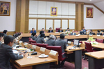 มมส ต้อนรับ นายเกียรติศักดิ์ จันทรา ผู้ว่าราชการจังหวัดมหาสารคาม และคณะ 