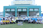 ตัวแทนนักวิ่ง MSU Running 2019 แลน ปัน กัน มอบเงินให้ รพ.สุทธาเวช และนิสิตพิการ