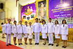 ชาว มมส ทำบุญตักบาตร ลงนามถวายพระพรสมเด็จพระนางเจ้าฯพระบรมราชินี
