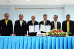 พิธีส่งมอบงานในตำแหน่งผู้อำนวยการโรงเรียนสาธิตมหาวิทยาลัยมหาสารคาม (ฝ่ายมัธยม)