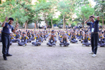บรรยากาศรับน้องประชุมเชียร์ มมส วันที่สาม พี่ชวนน้องใหม่ร่วมพิสูจน์รุ่นจามรี 12