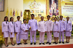 ชาว มมส ร่วมพิธีถวายเครื่องราชสักการะ จุดเทียนถวายพระพรชัยมงคล