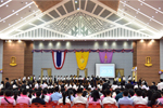มมส จัดการฝึกซ้อมย่อยสถานที่รับจริง ณ อาคารเฉลิมพระเกียรติฯ