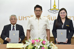 พิธีส่งมอบงานในตำแหน่งคณบดีคณะนิติศาสตร์ มมส