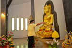 อธิการบดี มมส สรงน้ำพระ เนื่องในเทศกาลสงกรานต์ 2563
