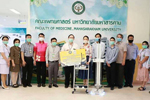 คณะวิศวกรรมศาสตร์ มมส มอบหุ่นยนต์ส่งของและฆ่าเชื้อด้วยแสงอัลตร้าไวโอเลต ให้กับ รพ.สุทธาเวช