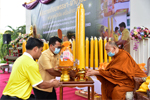 มมส ถวายเทียนพรรษา-ผ้าอาบน้ำฝน เนื่องในเทศกาลวันอาสาฬบูชาและวันเข้าพรรษา 2563