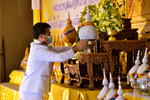 มมส ร่วมพิธีถวายเครื่องราชสักการะ จุดเทียนถวายพระพรชัยมงคล