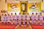 ชาว มมส ร่วมพิธีถวายราชสักการะ 