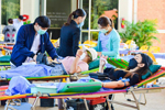 มมส จัดกิจกรรม รับบริจาคโลหิต ณ อาคารบรมราชกุมารี