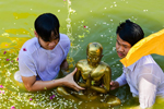 มมส อัญเชิญพระอุปคุต สืบสานฮีตเดือน 4 อนุรักษ์ประเพณีบุญผะเหวด